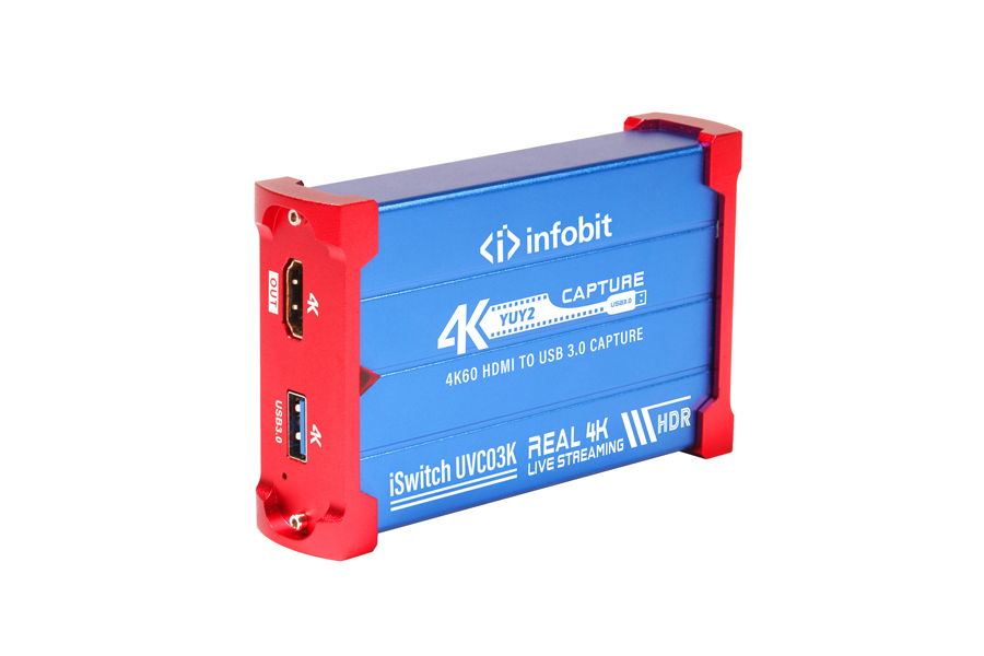 Карта захвата HDMI 4К60 Infobit iSwitch UVC03K