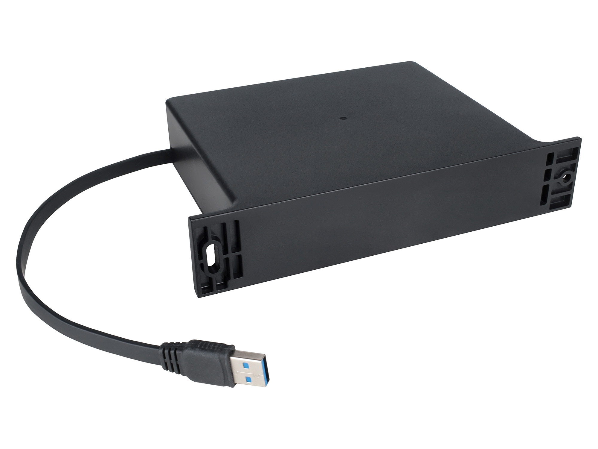 Кабельный ретрактор Wize Pro [WRTS-USBA-RT] для установки в архитектурный лючок Wize серии WRTS,немоторизованная система сматывания кабеля. Кабель USB A с выдвижением на 120 см (2 места)